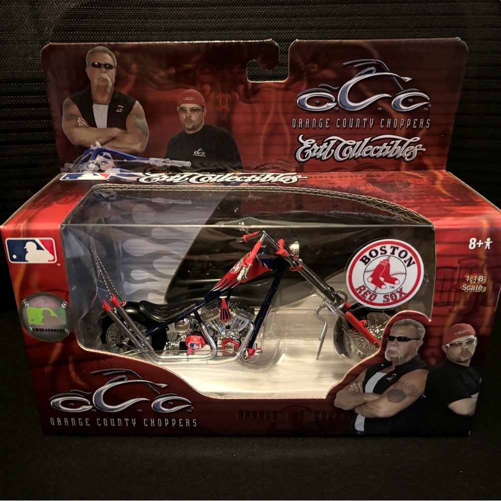 OCC collectible diecast 1:18 Boston Red Sox motorcycle NIB